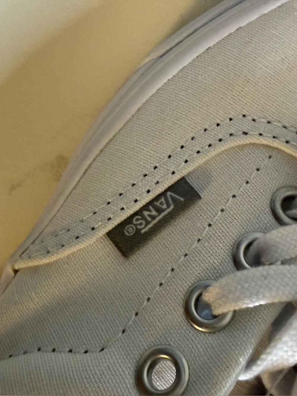 Vans Authentic White Low-Top Canvas Sneakers - women’s size 5.5 NEW NWT - Picture 7 of 7